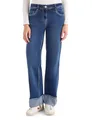Cecil Wide Leg Washed-Look Jeans mid Blue Used wash 32