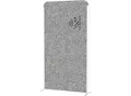 MAUL Stellwandsystem MAULcocoon Akustik, B 1000 x H 1800 mm, dunkelgraue Oberfläche, weiß