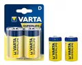 Zink-Kohle Batterie Varta LR20 (Typ D) SuperLife (2 Stück)