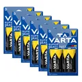 6x Varta Super Life Mono D MN1300 R20 LR20 1,5V Zink Kohle Batterien Typ 2020