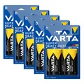 5x Varta Super Life Mono D MN1300 R20 LR20 1,5V Zink Kohle Batterien Typ 2020