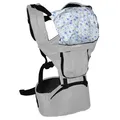 BabyGo Wombat Babytrage Bauch- / Rückentrage grey TOP