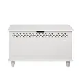 HTI-Line Miriam Truhe mit Cut-Outs, Landhausstil, B/H/T 80 x 48 x 40 cm