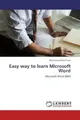 Muhammad Bilal Fazal | Easy way to learn Microsoft Word | Taschenbuch | Englisch