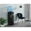 Wasserspender für Flaschen - Warmes/kaltes Wasser - 12 /18 L - Schwarz - FORTEX