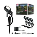 Plug & Shine LED Gartenstrahler Sting Basisset IP67 3000K 3x6,4W 75VA Anthrazit