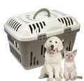 GarPet Tiertransportbox Transportbox Katze Oben Öffnen Stressfrei Hunde Katzen Transport Box