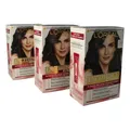 3 x L'Oréal Excellence Creme Coloration 1.01 Tiefes Schwarz
