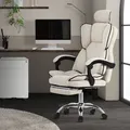 Ergonomischer Bürostuhl höhenverstellbar Chefsessel Drehstuhl mit Kopfstütze
