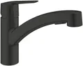 GROHE Start Einhand-Spültischbatterie, Quickfix, 1/2?, Temperaturbegrenzer, matte black (303072431)