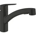 Quickfix Start - Spültischarmatur Mit Ausziehbarer Brause, Schwarz Matt 303072431 - Grohe