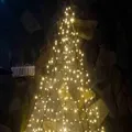 F-h-s International - Led-weihnachtsbaum Galaxy Halbrund 200 Cm 200 Warmweiße Led, Zur Wandbefestigung