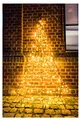 Galaxy LED Tannenbaum zur Wandbefestigung 200cm mit 200 warmweißen LED