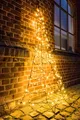 Lichternetz Weihnachtsbaum 3D außen für Hauswand 2m 200 LEDs warmweiß hochwertig