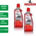 2 x NIGRIN Auto-Shampoo 73920 Konzentrat Duft Orange 1000ml Wäsche Reiniger KFZ