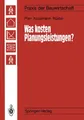 Was kosten Planungsleistungen? Karlheinz Pfarr