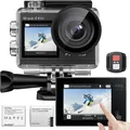 Action Cam 4K 20MP WiFi 40M Unterwasserkamera Ultra HD Touchscreen 5X Zoom