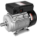 VEVOR 1,1 kW Elektromotor 2800 U/min, AC 220–240 V 7,1 A, 90 S, B3-Rahmen, Luftkompressormotor einphasig, 24 mm Keilwelle, Rechts-/Linkslauf für...
