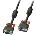 Lindy 36392 VGA Kabel M/F, schwarz 1m  HD15 M/F, DDC-fähig
