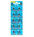 10x VINNIC L626 AG4 LR66 377 1.5V Alkaline Knopfzellen Uhrbatterien