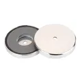 Runder Magnet Rundmagnet bis 29 kg hohe Haftkraft Magnetscheibe Ø 67 mm, 1 Stück