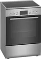 Bosch HKR39C250 (edelstahl) Elektroherd mit Glaskeramikfeld