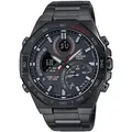 Smartwatch CASIO EDIFICE, schwarz (schwarz, rot), Smartwatches, Solaruhr,Armbanduhr,Herrenuhr,Stoppfunktion, Phone Finder, Bluetooth