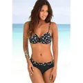 LASCANA Bügel-Bikini mit einer schlichten Schlaufe zwischen den Cups schwarz 40