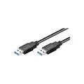 MicroConnect - USB-Kabel - USB Typ A (M) zu USB Typ A (M) - USB3.0 - 50cm - Schwarz (USB3.0AA05B)