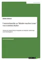 Unterrichtsreihe zu Kleider machen Leute von Gottfried Keller | Stefan Scherer