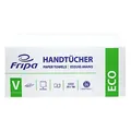 Fripa Papierhandtücher ECO, V-Falz, 25 x 23 cm 4012103 , 1 Palette = 28 Kartons à 3000 Blatt