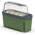 Gusta Garden Kräutertopf HARRY HERBS mit Haube, Dunkelgrün (35.80 x 15 x 25 cm) (103B10)