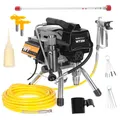Airless Farbsprühgerät 1100 W 2,0L WABROTECH WT20i Wandfarbe Bürstenlos 210bar