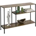 SoBuy Konsolentisch mit 3 Ablagen Flurtisch Sideboard Vintage FSB35-PF