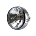 5 3/4 Zoll Hauptscheinwerfer BULLET, chrom, klar, seitliche Befestigung M8