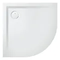Hoesch Muna Viertelkreisduschwanne 900 x 900 mm (550 mm Radius) - Steingrau - 4196xA.730