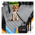 LovPet 2in1 Hundedecke für Auto Rückbank & Kofferraum mit Seitenschutz und Sichtfenster Kofferraumschutz - Wasserabweisende Hunde Autoschondecke Universal Autoschutzdecke Autodecke Rücksitz