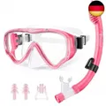 Schnorchelset Kinder - Taucherbrille Anti-Fog und Trocken Schnorchel -