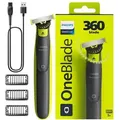 Philips OneBlade 360 Face + Body QP2724/23 Herrenrasierer - Grau/Limette
