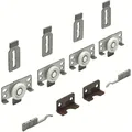 HETTICH SlideLine 56 Beschlägegarnitur, TK 40 Kg, 2 türig