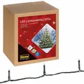 Idena Lichterkette 31869, 200 LED, innen + außen, mit Timerfunktion, 29,9 m