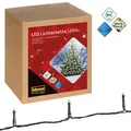 Idena Lichterkette 200 LED warmweiß 29,9m für Innen & Außen 31869