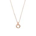 Heideman Halskette Glodie Damen aus Edelstahl rosegold farbend matt Kette für Frauen mit Stein Zirkonia weiss rosevergoldet poliert