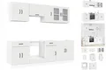 8-tlg. Küchenschrank-Set Kalmar Weiß Holzwerkstoff