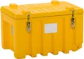 Transport- und Pritschenbox CEMO CEMbox 150, Polyethylen, 150 l, L 800 x B 600 x H 530 mm, stapelbar, gelb 460399