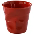 Revol Porcelaine France Knickbecher, Rot, Keramik, 0.08 L, hitzebeständig, Kaffee & Tee, Tassen, Espressotassen