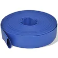 vidaXL Flachschlauch PVC 50m 2" Feuerwehrschlauch Gartenschlauch Bauschlauch