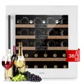 Weinkühlschrank 1 Zone 92 L Lagerschrank 36 Weinflaschen 4 Einschübe Weiß 41 dB