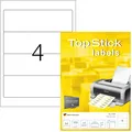 TOP STICK Ordnerrücken Etiketten 192 x 61 mm weiß 400 Etiketten