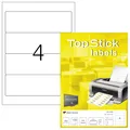 1 bis 40x TOP STICK Ordnerrücken-Etiketten, 192 x 61 mm, weiß - SPARE BIS ZU 57%